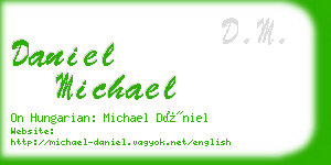 daniel michael business card